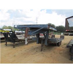 1997 GOOSENECK TRAILER, VIN/SN:4MNFG2625V0000591 - T/A, 25', 102" WIDE, 20,000# GROSS WEIGHT, 215/75