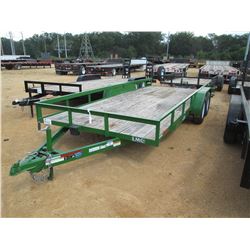 2017 CALIBER TAG TRAILER, VIN/SN:57BAWR785H1001702 - T/A, 7 X 18', ELECT BRAKE 1 AXLE, SLIDE IN RAMP