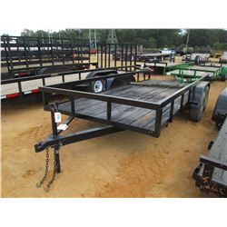 TAG TRAILER, - 6.5' X 16', T/A, ST205/75D15 TIRES