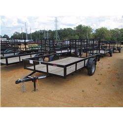 2017 CALIBER TAG TRAILER, VIN/SN:57BAG6529H1518382 - S/A, 6.5' X 12', FOLD UP RAMP, TUBE TOP RAIL, W