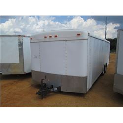 1999 HAULMARK TRAILER, VIN/SN:4XSGB2424XG010695 - ENCLOSED, 8' X 24', PASS SIDE DOOR, REAR RAMP DOOR