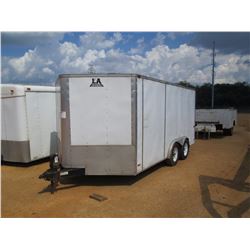 2009 LA CARGO TRAILER, VIN/SN:5TTBE17219D004746 - ENCLOSED, V-FRONT, SIDE DOOR, REAR RAMP DOOR, ST20