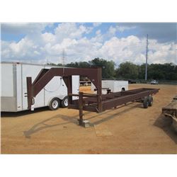 GOOSENECK TRAILER FRAME, VIN/SN:AL05HM00300024087 - T/A, 33' LENGTH (TITLE DELAY)