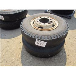 (2) 10.00-20 TIRES & RIMS