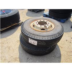 (2) 10.00-20 TIRES & RIMS