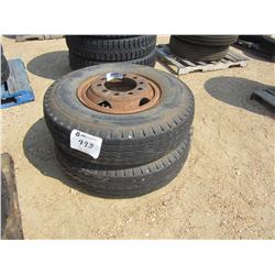 (2) 10.00-20 TIRES & RIMS