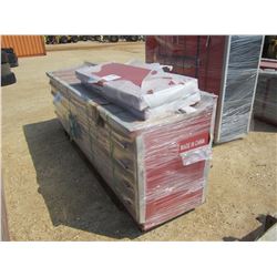 10' HEAVY DUTY METAL WORK BENCH W/40" HANGING WALL