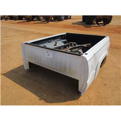 80" CHEVROLET PICKUP TRUCK BED W/BUMPER & GOOSENECK TRAILER HITCHES