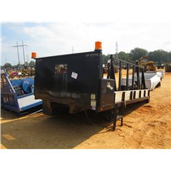 OX BODIES REEL LIFT BODY, VIN/SN:10665AL - 14', TOOL BOX