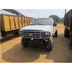 FORD F450 CAB & CHASSIS, VIN/SN:1FDWW37P95EA90090 - S/A, POWER STROKE DIESELM, A/T, ODOMETER READING
