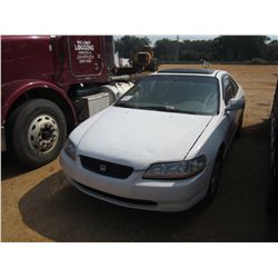 1999 HONDA ACCORD, VIN/SN:1HGCG225XXA031968 - V6 GAS ENGINE, A/T, ODOMETER READING 98,840 MILES