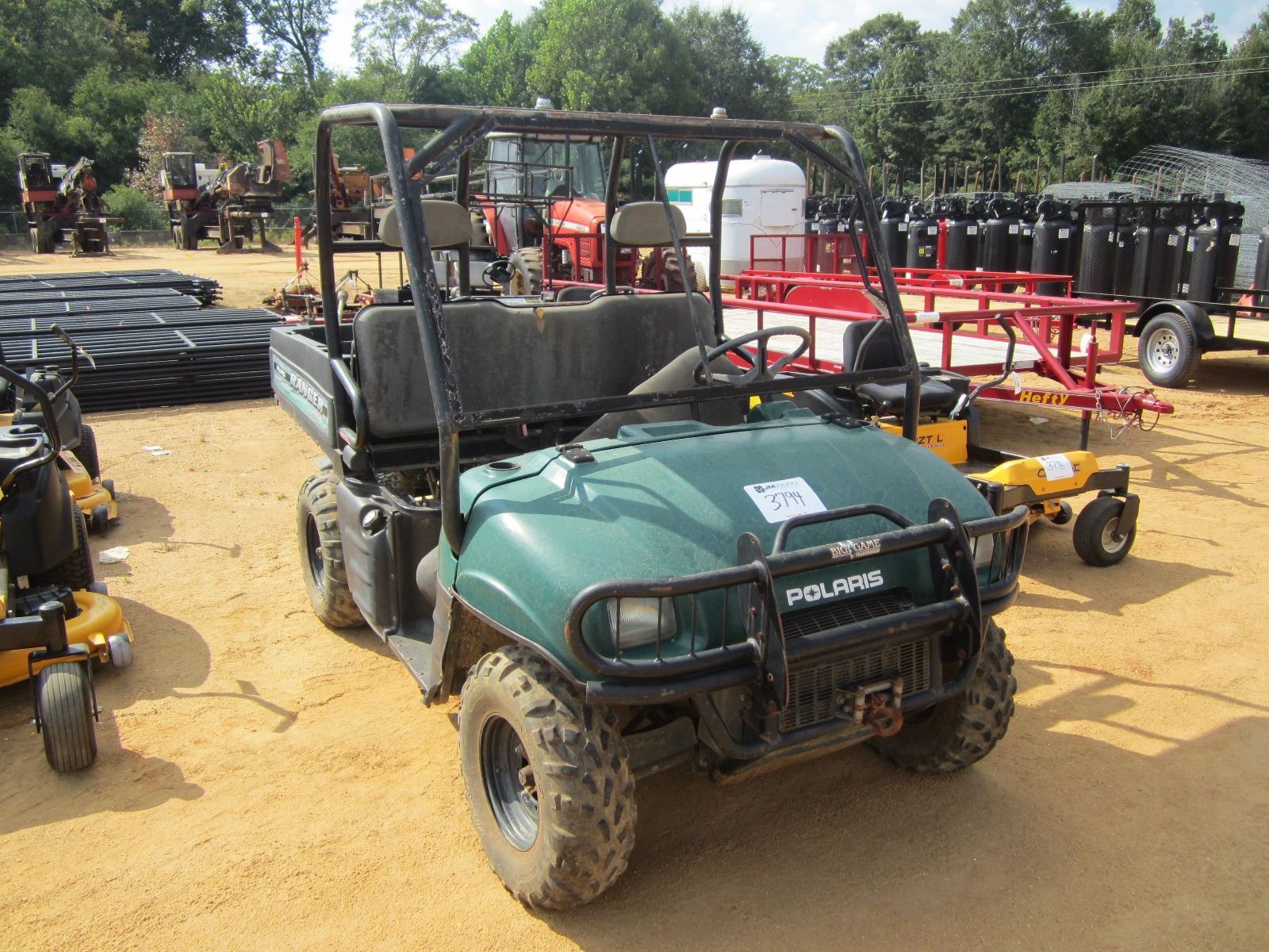 POLARIS RANGER 4X4 CANOPY, DUMP BED, WINCH