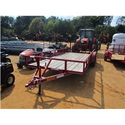 2017 HEFTY 7'X12' TAG TRAILER, VIN/SN:5NKBU2027HP009766 - 24" DOVE TAIL, FOLD DOWN RAMP