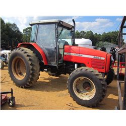 MASSEY FERGUSON 4263 FARM TRACTOR, VIN/SN:K34071 - 4X4, 3 PTH, PTO, 3 REMOTES, ECAB W/AIR, METER REA