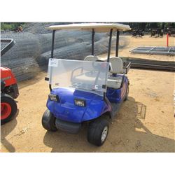2007 YAMAHA GOFL CART, - GAS ENGINE, WINDSHIELD, CANOPY, REAR BASKET