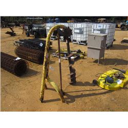 3 PTH AUGER W/8" BIT PTO DRIVE