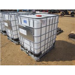350 GALLON CONTAINER W/METAL CAGE