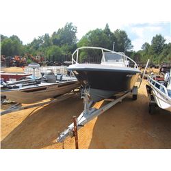 1996 MAKO CENTER CONSOLE BOAT, VIN/SN:MRKG0749A696 - 19', EVINRUDE 175HP E-TECH OUTBOARD MOTOR, 6 PE