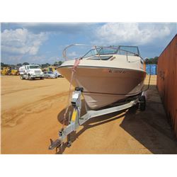 SPORT CRAFT FISHERMAN 210 FIBERGLASS BOAT, VIN/SN:SCR81011M485 - PROFILE 2000, T/A GALV TRAILER, (NO