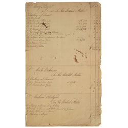 Nicholas Quackenbush's Ledger