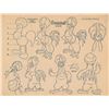 Image 2 : Character model sheets from Chicken a la King