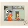Image 1 : Tom and Jerry production cel and production background from Touche, Pussy Cat!