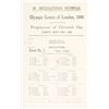 Image 3 : London 1908 Summer Olympics Program: July 24th Marathon