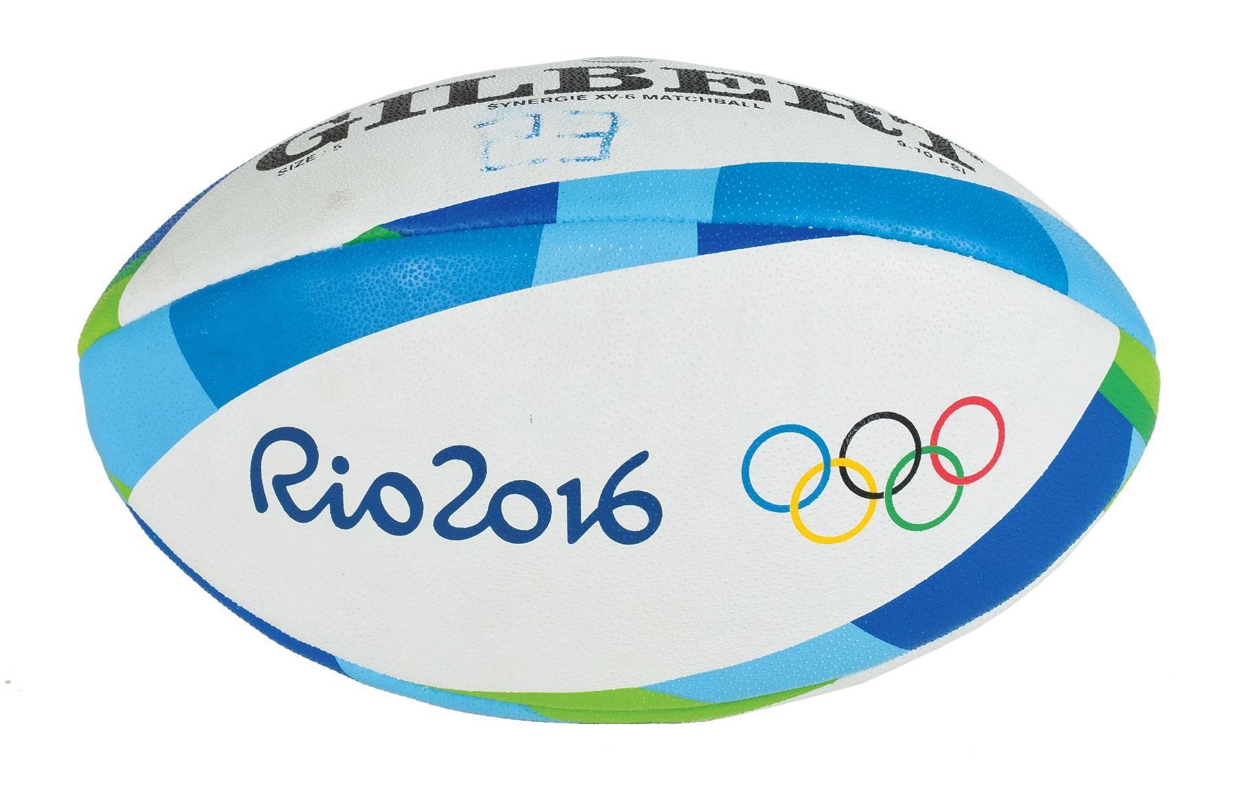 Rio 2016 Summer Olympics GameUsed Rugby Ball