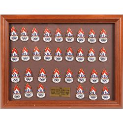Seoul 1988, Atlanta 1996, Nagano 1998 Olympics Set of (3) Team USA Framed Pin Displays