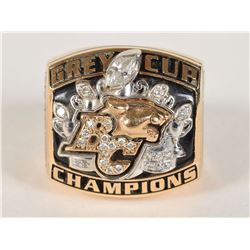 BC Lions 2006 Grey Cup Championship Ring