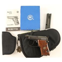 Beretta Mod 21A .22 LR SN: BAS25533U