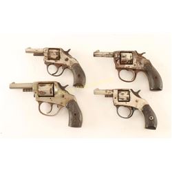 Lot of Four Antique Revolvers