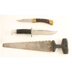 Lot of 3 Buck Knives