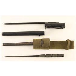 Lot of 2 Military Bayonets