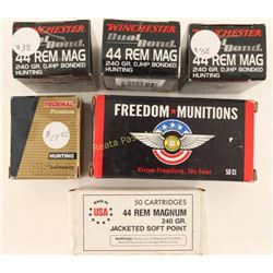 Lot of 44 Rem Mag Ammo