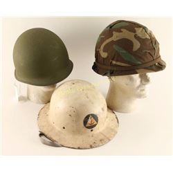 Lot of U.S. Military Helmets
