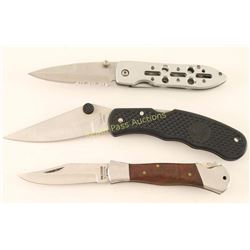 Lot of 3 Pocket Knives