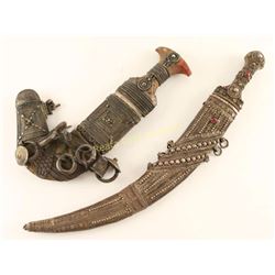 Lot of 2 Middle Eastern Knives