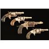 Image 2 : Lot of 4 Antique Spur Trigger Revolvers