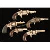 Image 2 : Lot of 5 Spur Trigger Pistols