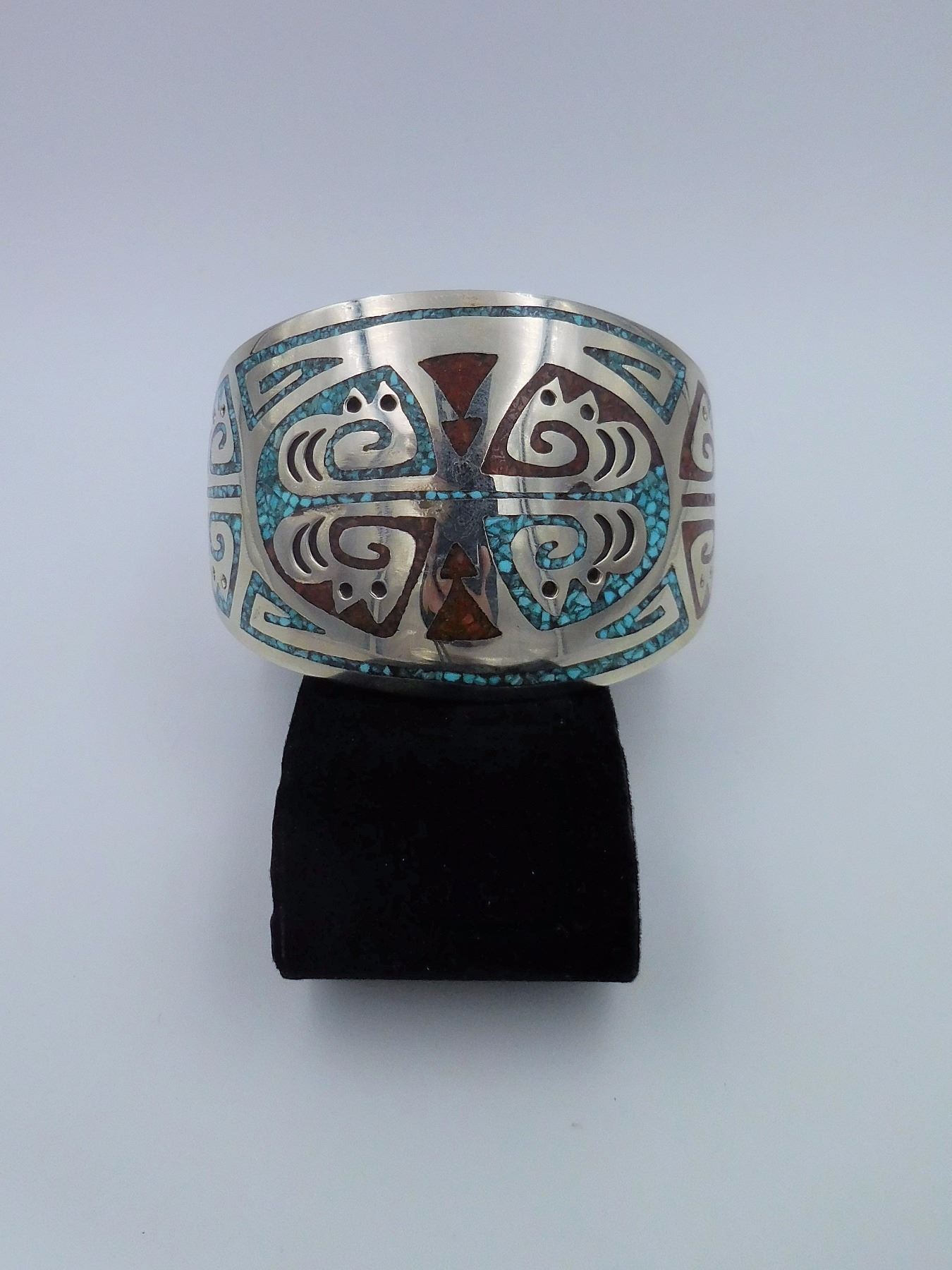 Nickel Silver Cuff Bracelet (marked SD)