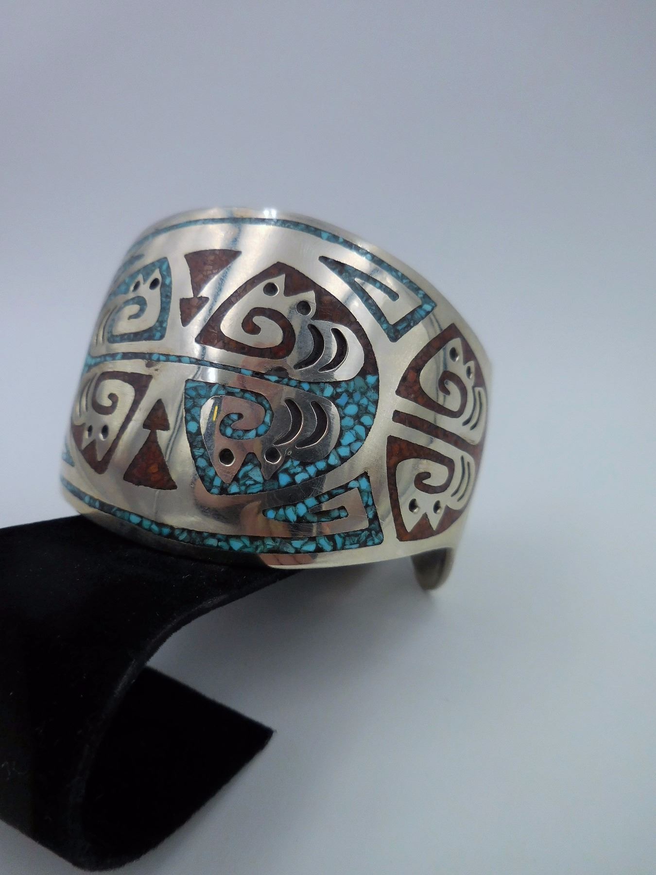 Nickel Silver Cuff Bracelet (marked SD)