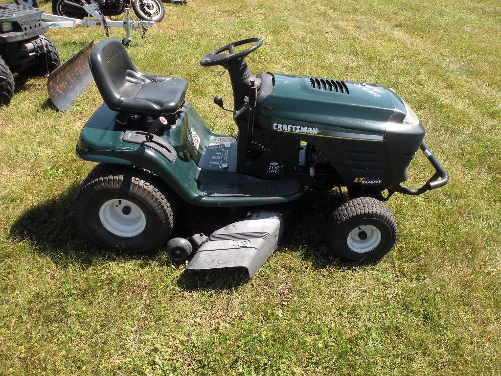 Craftsman Lt1000 Riding Mower Seller States Needs A New Drive Belt