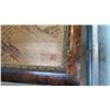 Image 8 : Large Framed Sketch on Wood - Winter Scene w/Mountains & Barren Trees 93" L x 46" H