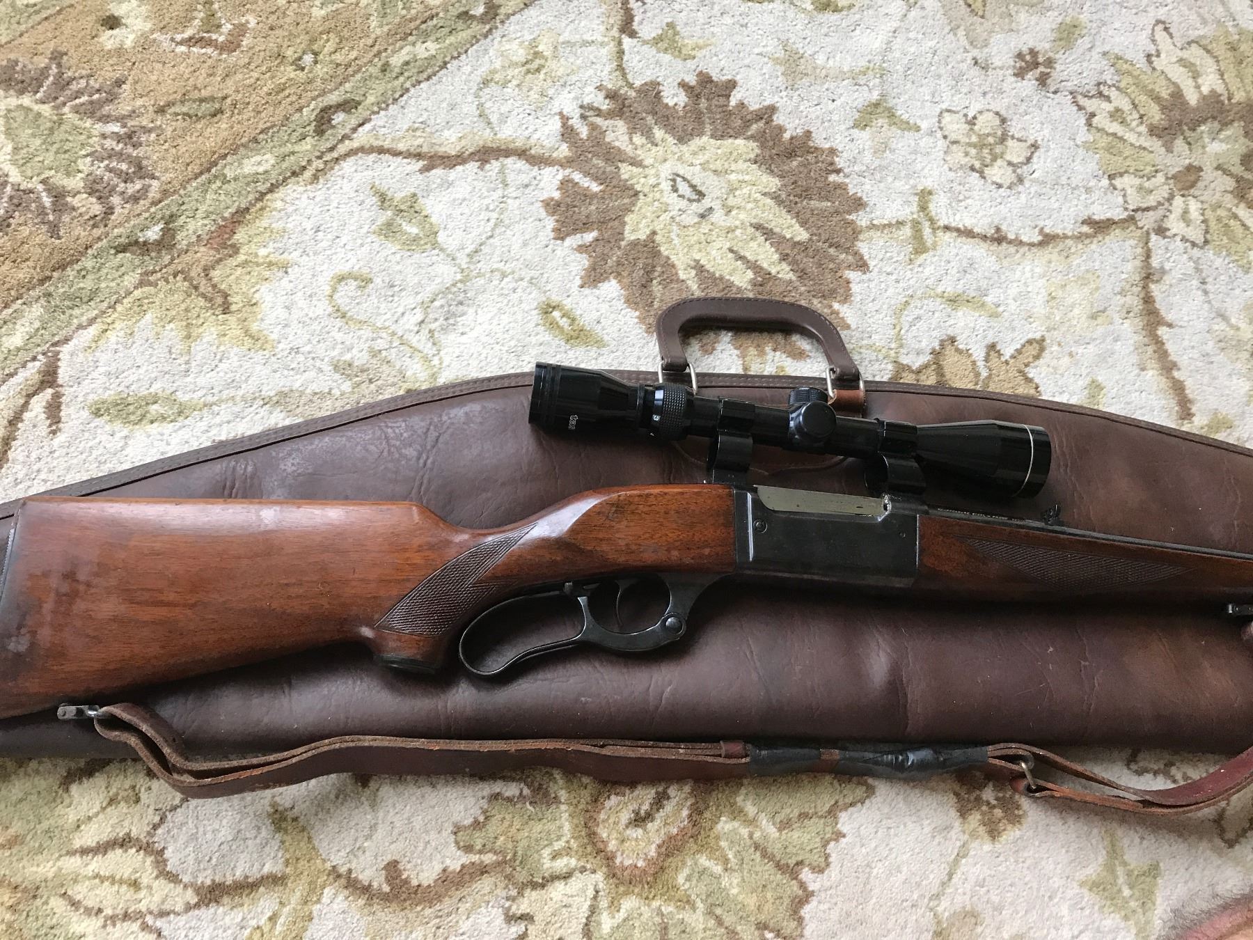 300 Caliber Savage High-Powered Rifle with Scope