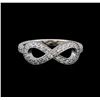 Image 2 : 14KT White Gold 0.43 ctw Diamond Ring