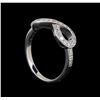 Image 4 : 14KT White Gold 0.43 ctw Diamond Ring