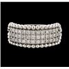 Image 2 : 0.54 ctw Diamond Ring - 14KT White Gold