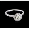 Image 1 : 1.15 ctw Diamond Ring - 14KT White Gold