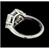 Image 3 : 1.90 ctw Diamond Ring - Platinum